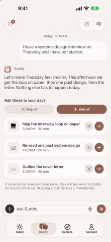 Buddy: Talk to Plan Your Day Screenshot 2 of 6