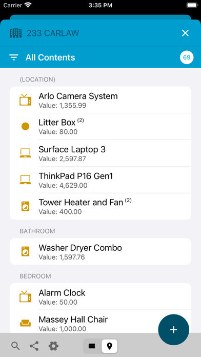 Possessions Screenshot