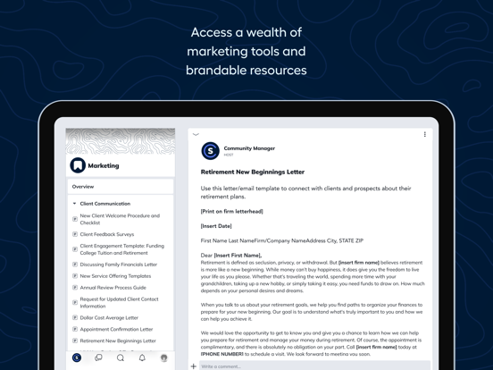 Signal Community iPad screenshot 5 - Social Networking app