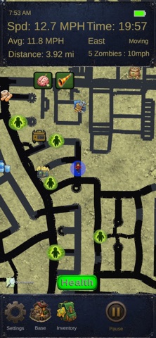 Dead Streets GPS Screenshot 1 of 6