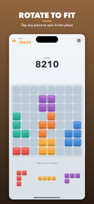 Cozy Blocks: Rotate & Drop Screenshot 2 of 5