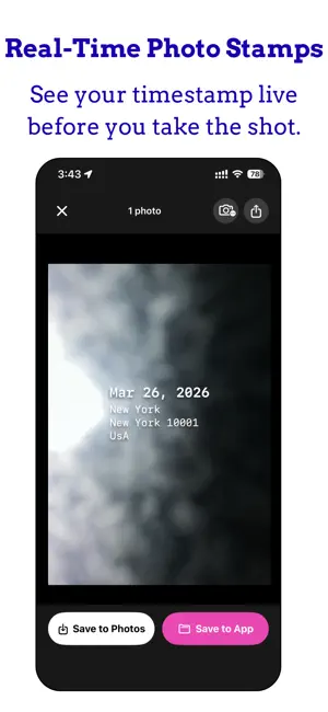 TimeStamp Camera: TimeStamphz screenshot 4