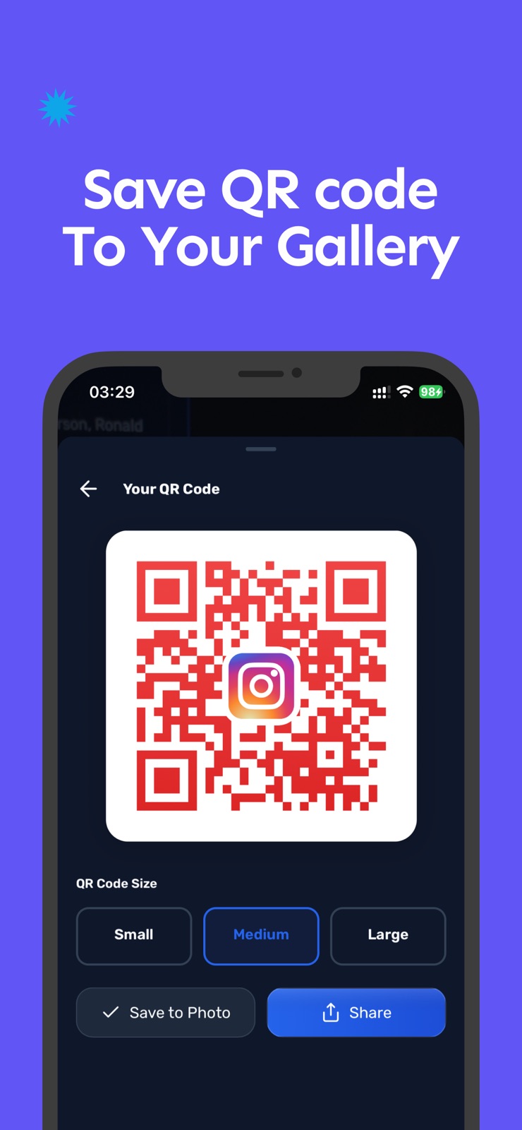 QR Code Generator, QR Scanner iphone screenshot 4