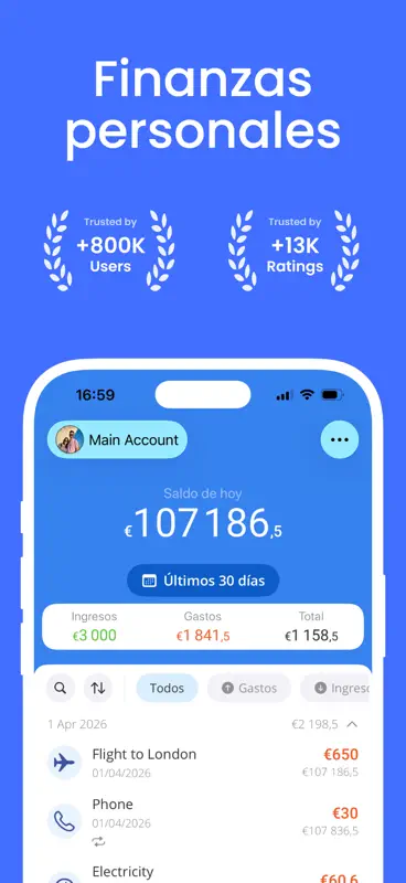 Control de Gastos - Moneyboard screenshot 1 of 9