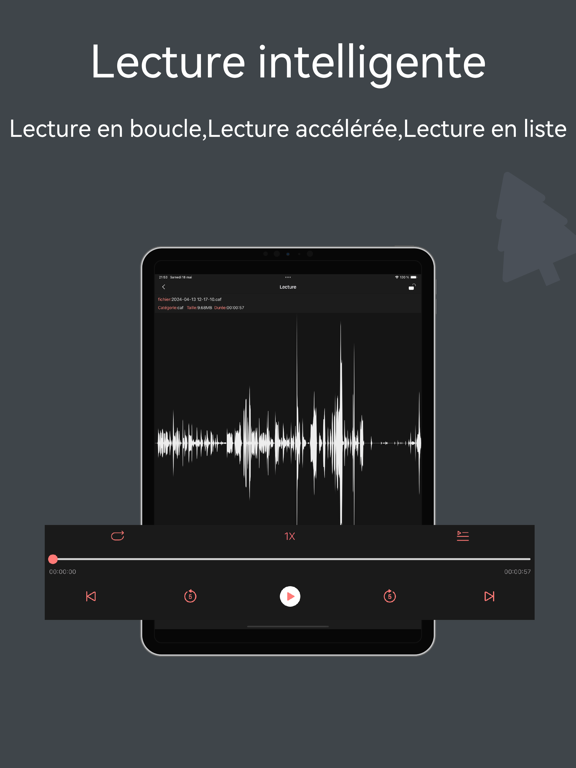 Screenshot #5 pour Dictaphone Audio Recorder