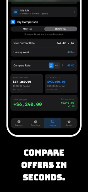 PaycheckIQ Paycheck Calculator screenshot 4
