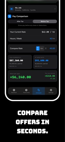 PaycheckIQ Paycheck Calculator Screenshot 4 of 5