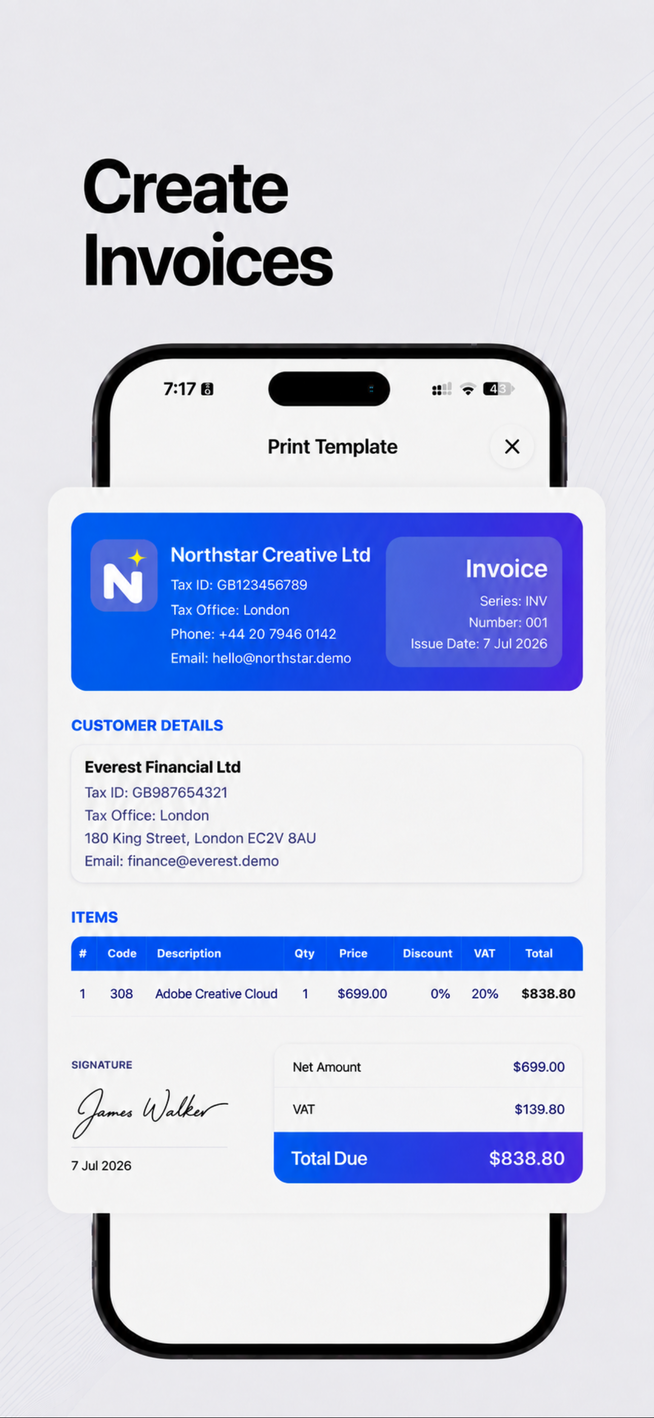 MyInvoice: Invoice Maker screenshot 2