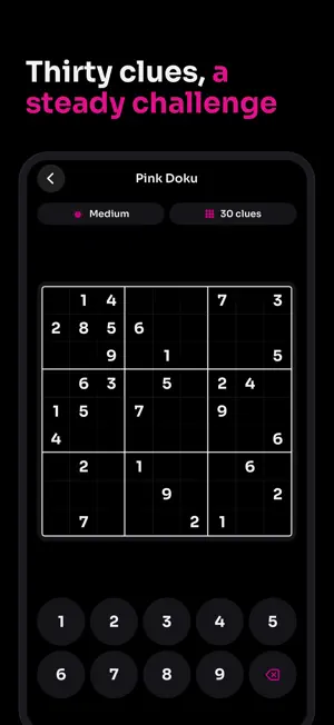 Pink Doku: Sudoku screenshot 3