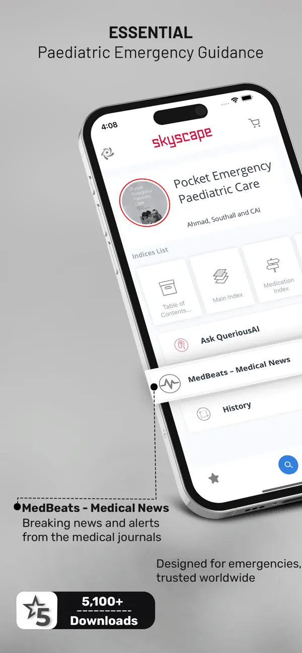 Screenshot #1 pour Pocket Emergency Paediatric