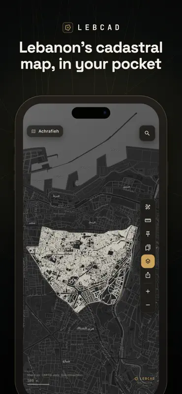 LebCad: Lebanon Cadastral Maps screenshot 1 of 10