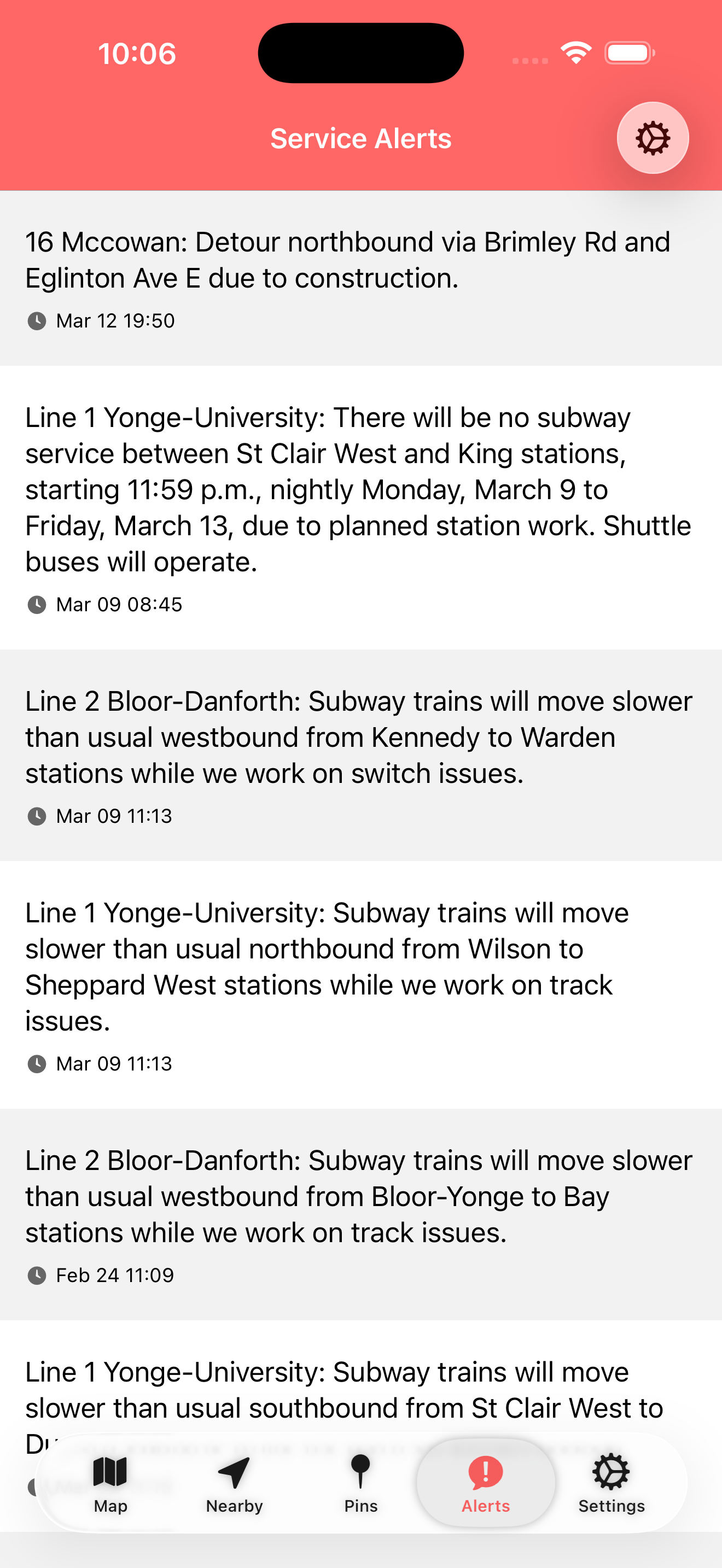 TTC Watch for Toronto screenshot 5