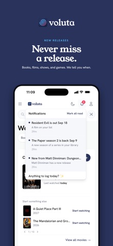 Voluta: Book & Media Tracker Screenshot 3 of 10