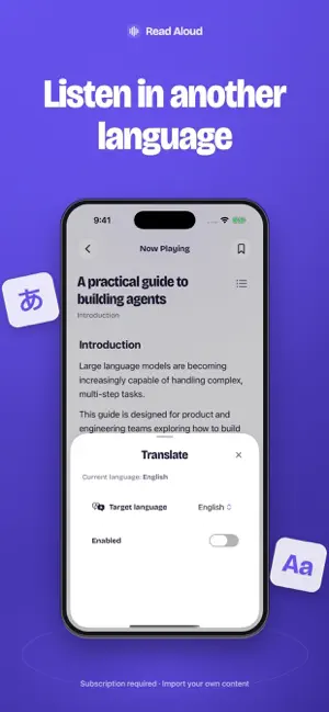 Offline TTS Voice Reader: PDF screenshot 4