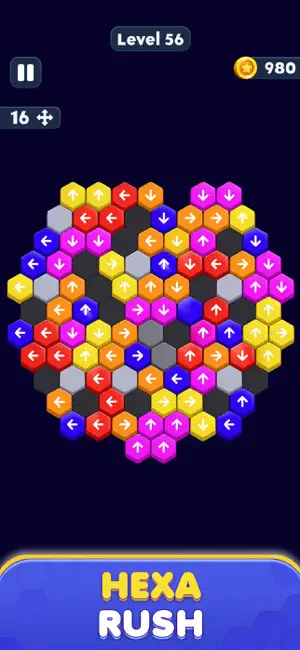 Hexa Move Away screenshot 1