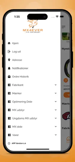 Capture d'écran de Mx4ever App sur iPhone 2
