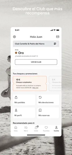 Captura de pantalla de Pedro Del Hierro en iPhone 4