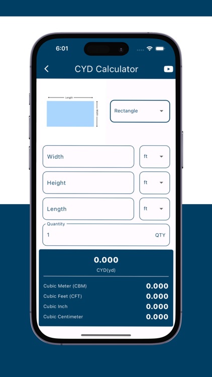 Cubic Yard Calculator