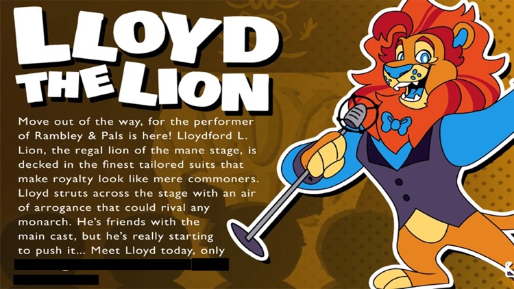 Lloyd The Lion & Mollie Macaw