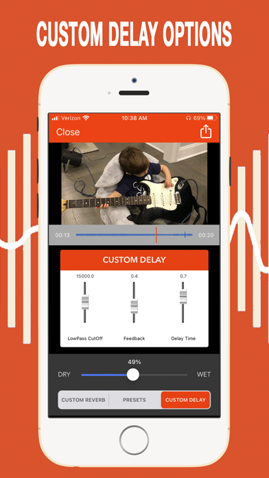 VideoVerb Pro: Reverb on Video Screenshot