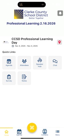 CCSD Professional Learning Day iPhone screenshot
