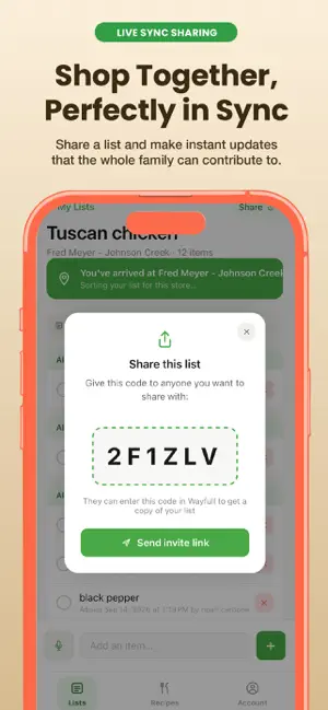 Wayfull: Grocery List by Aisle screenshot 3
