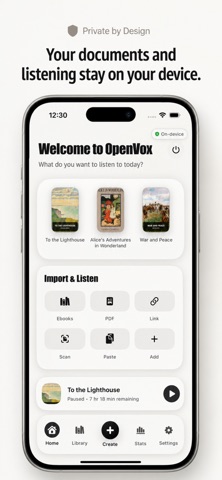 OpenVox Reader iPhone screenshot