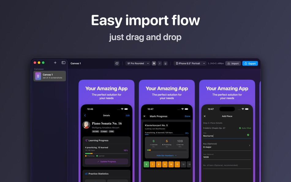 #2. Store Screenshots (macOS) 作者: Leon Fellner