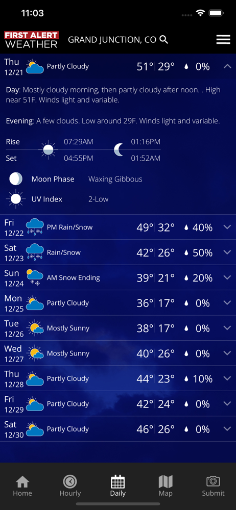 KKCO 11 First Alert Weather screenshot 3