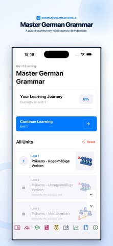 German Grammar Drills Screenshot 1 of 9