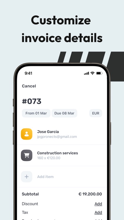 Invoice & Receipt Maker‎ screenshot-3