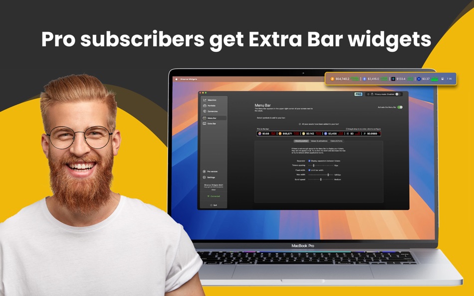 #4. Crypto Widgets for Binance (macOS) 由: Wonderlink SL