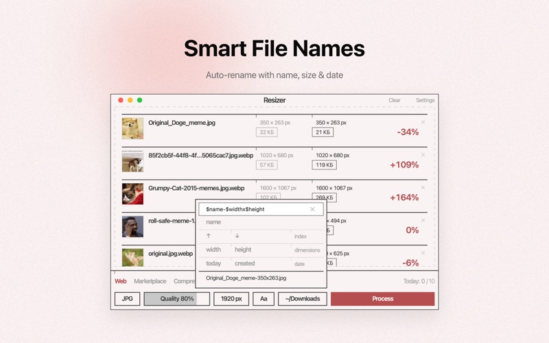 Resizer: Image Converter screenshot