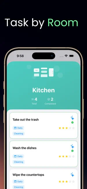 Home Tasks Tracker: HomiLog screenshot 2