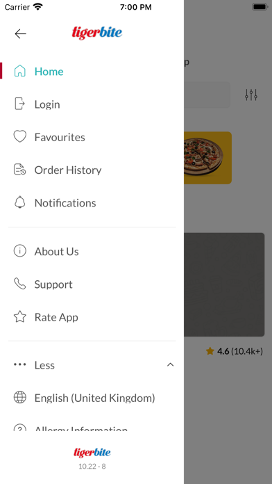 TIGER BITE FAST FOOD Screenshot