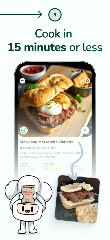 Mealy - AI Recipe Generator screenshot 4 of 6