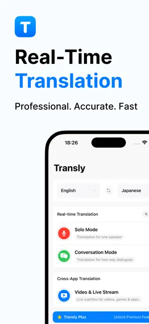 Transly - Real-time Translate4+_1