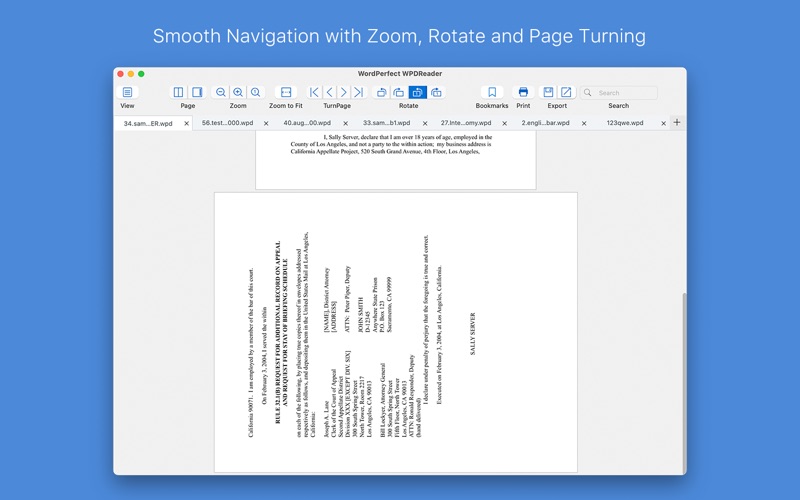 WordPerfect WPDReader screenshot