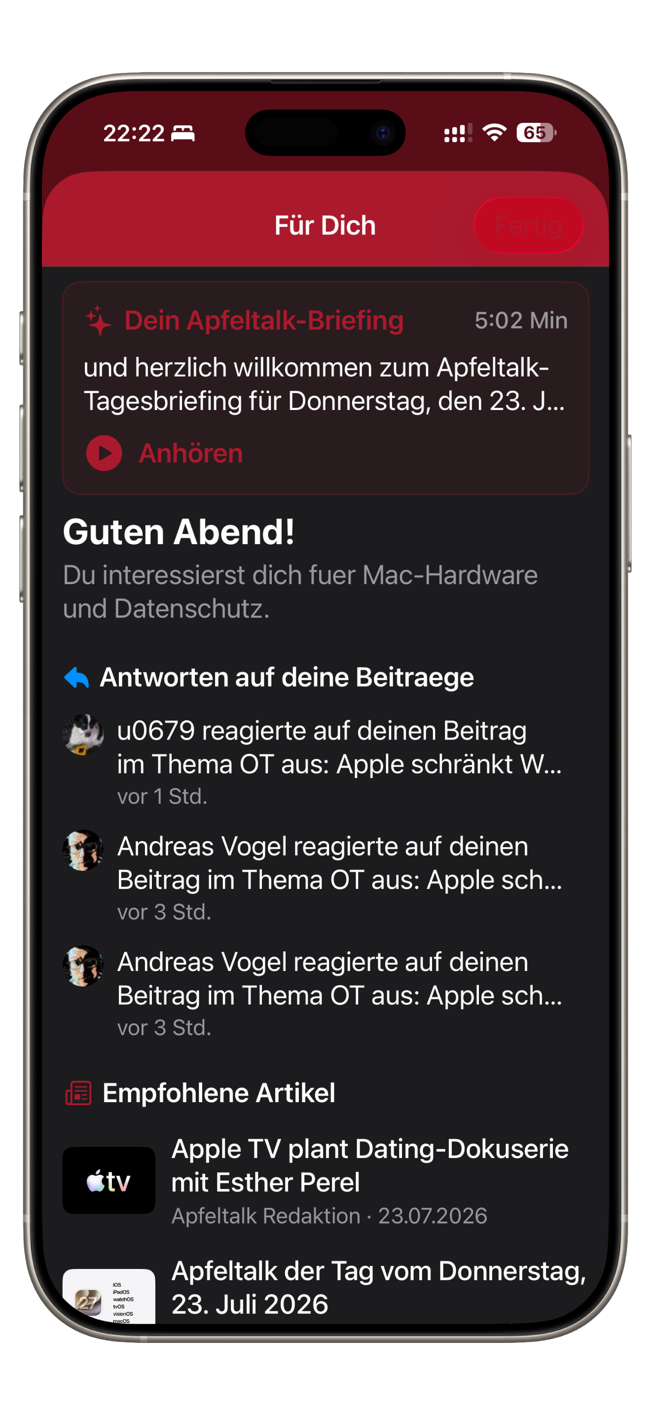 Apfeltalk screenshot 4