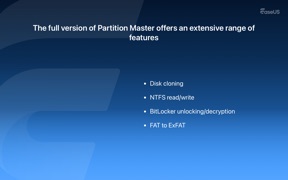 EaseUS Partition-Master screenshot