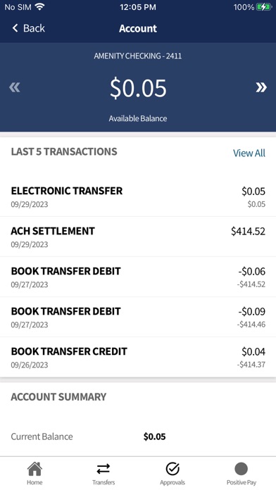 Ameris Bank Business Mobile Screenshot
