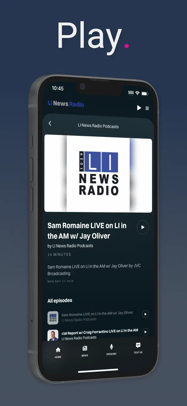 Screenshot #2 pour LI News Radio