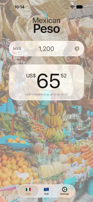 Abroad: currency made easy screenshot 3