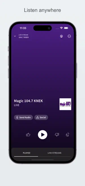 Magic 104.7 KNEK screenshot 2
