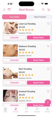 Best Brow Spa iPhone screenshot