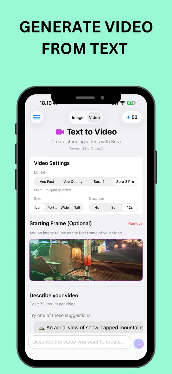 #4. Video & Image Generator (iOS) Ved: Alex Gameli Heyman