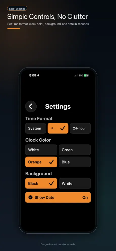 Exact Secondsアプリ screenshot 4