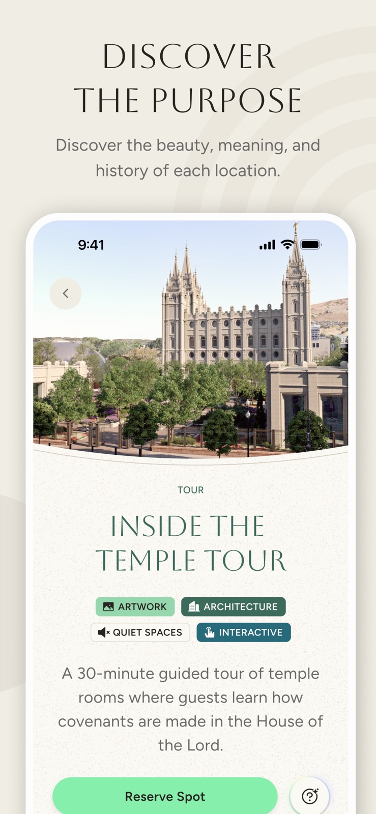 Temple Square iphone screenshot 3