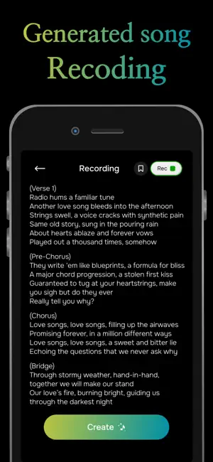 AI Lyrics & Song Generator screenshot 4