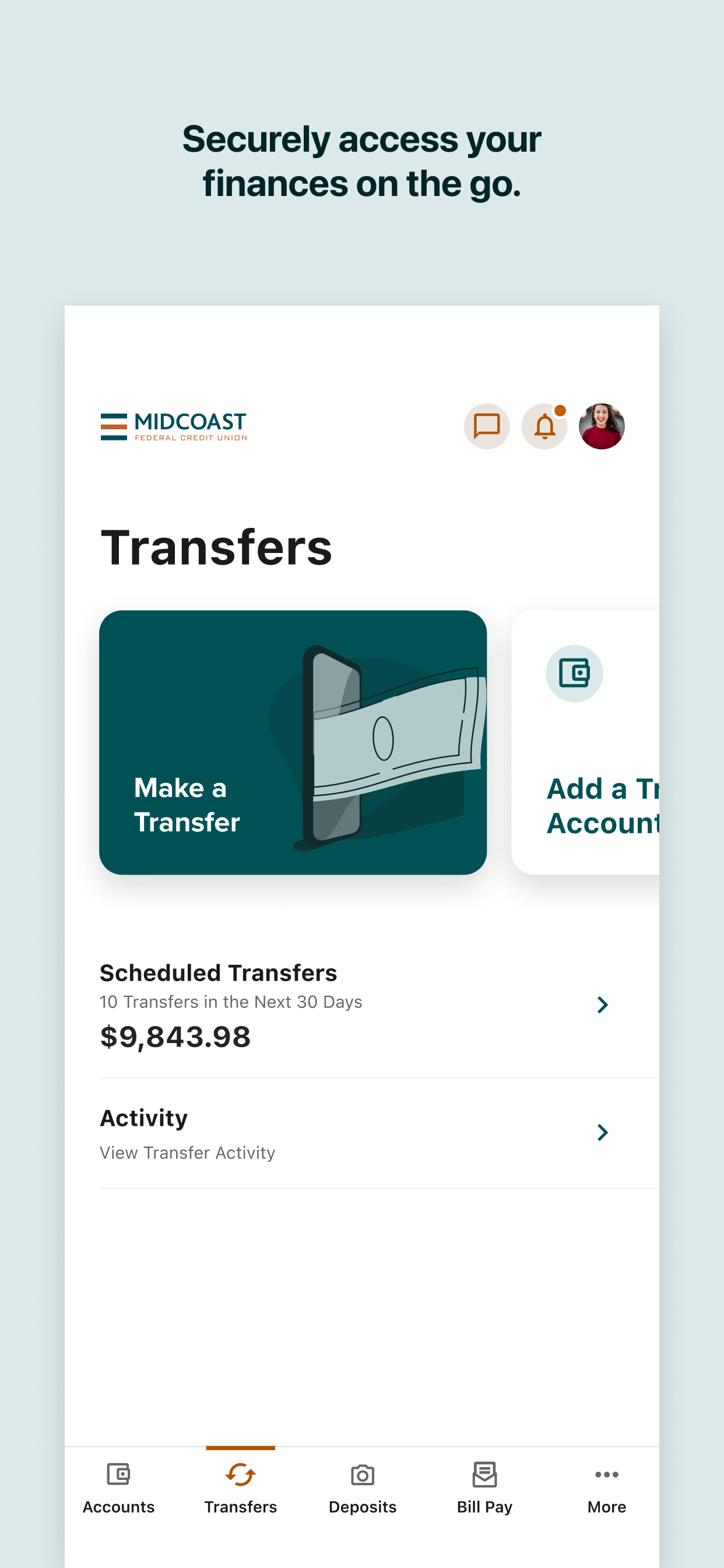 Midcoast FCU Mobile Banking screenshot 2